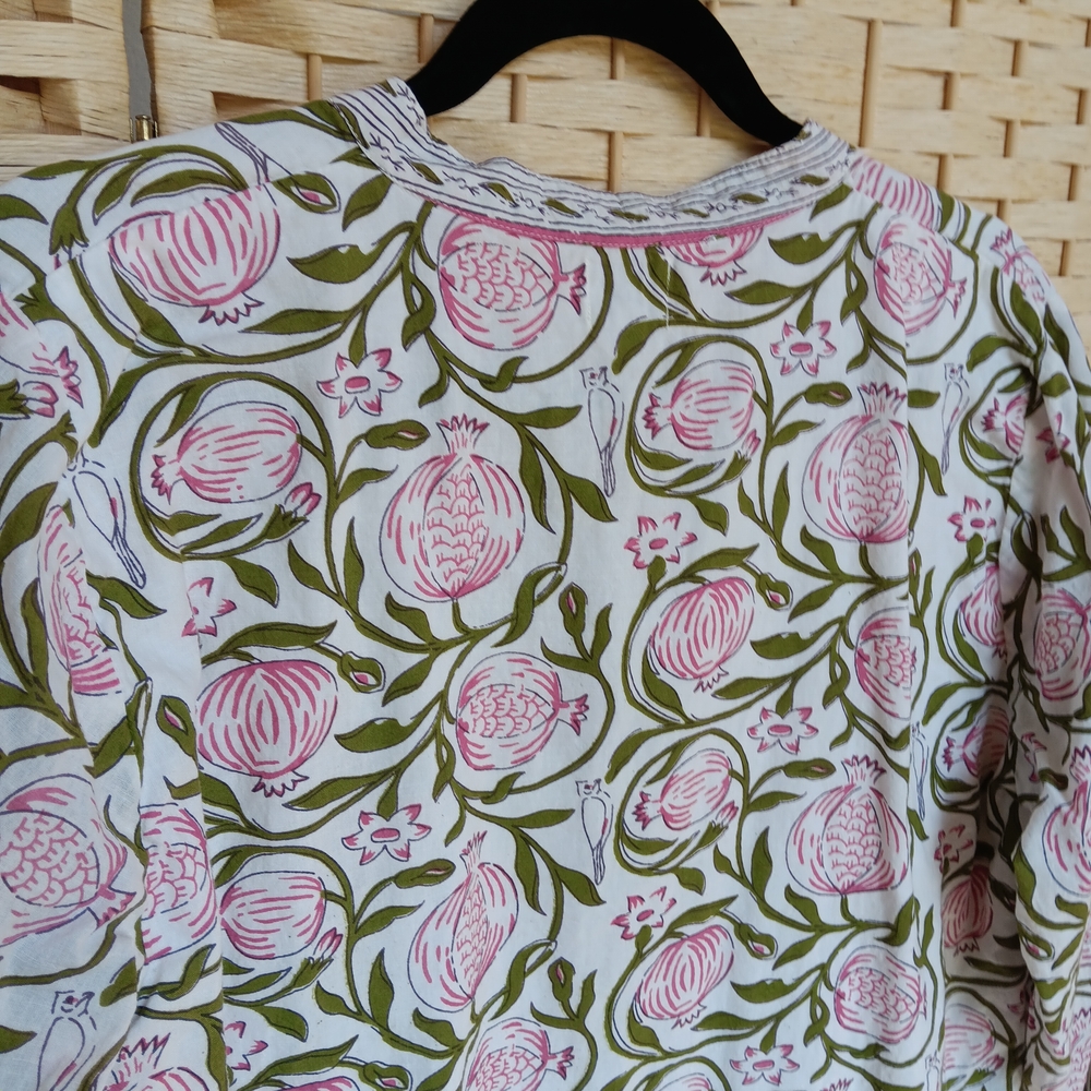 Chanel Floral Pink and Green Dress - Picture 11 of 14